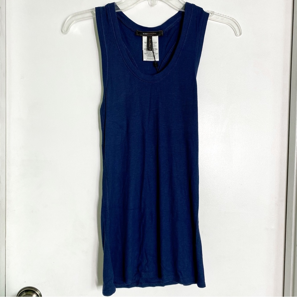 NEW! BCBGMaxazria Blue Tank Top XS